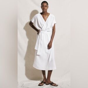 NWT Massimo Duti Linen Wrap Dress